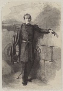 米軍のアンダーソン少佐、サムター要塞後期指揮官、チャールストン港 作： Thomas Nast